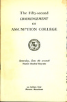 1969 Commencement Program by Assumption College