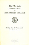 1973 Commencement Program by Assumption College