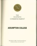 1997 Commencement Program
