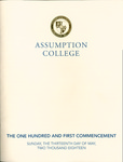 2018 Commencement Program by Assumption College