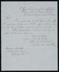 Letter from Office of Inspector of Indian Supplies to Indian Agent Mallet