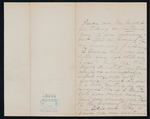 Correspondence to Major Mallet from Eleanor W. Nelson