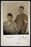 Portrait of two Sioux men