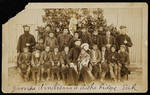 Photograph of 19 American Indian boys and 3 priests