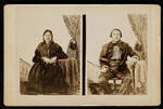 Studio portraits of Gabriel Dumont and his wife Madeleine Wilkie